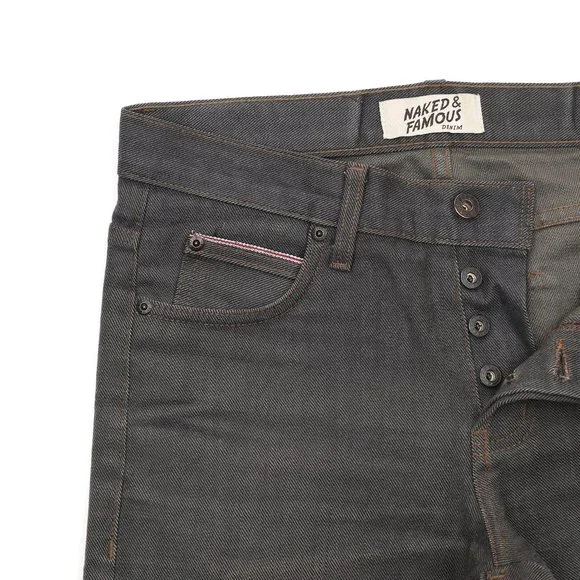 Naked & Famous Super Guy Hunter Stretch Japanese Selvedge Denim - Size 31 X 30 - Picture 6 of 10